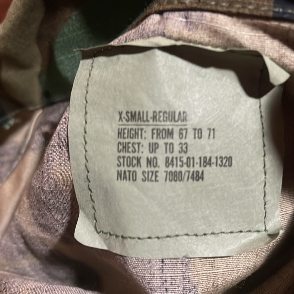 Army Print Patchwork Jacket - image 3